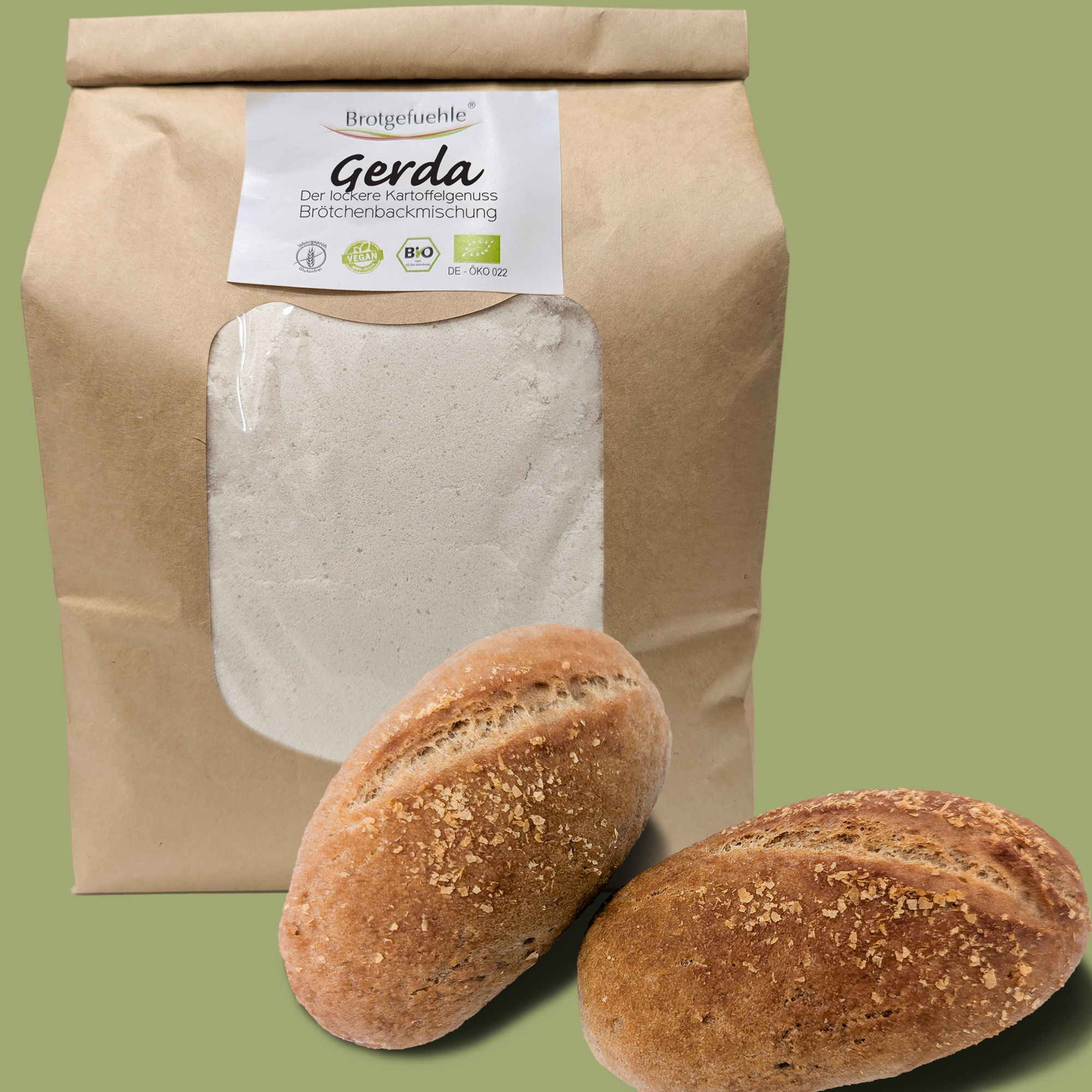 GERDA - Gluten-Free Organic Roll Mix