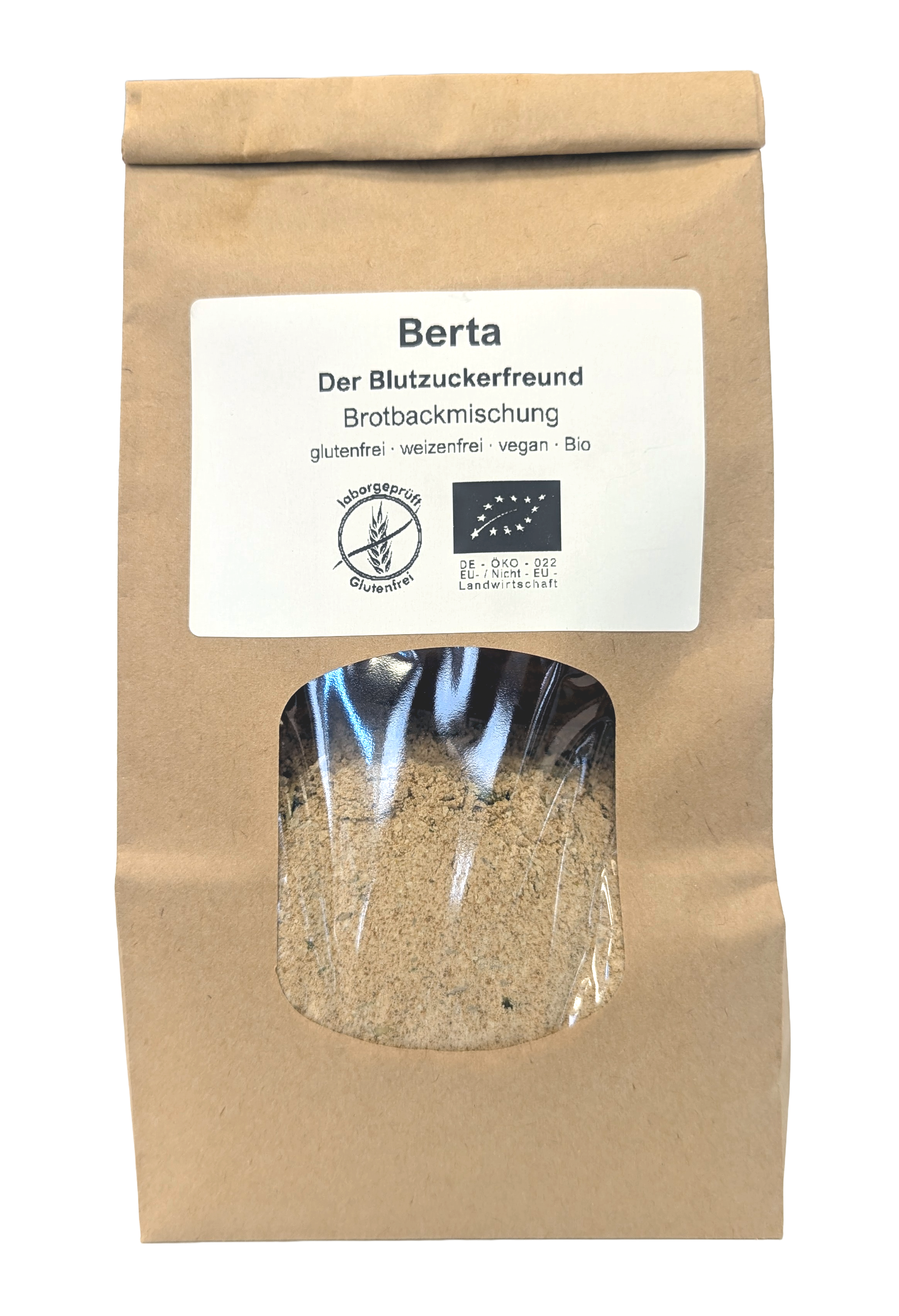 BERTA - The Blood Sugar-Friendly - Gluten-Free Organic Bread Mix