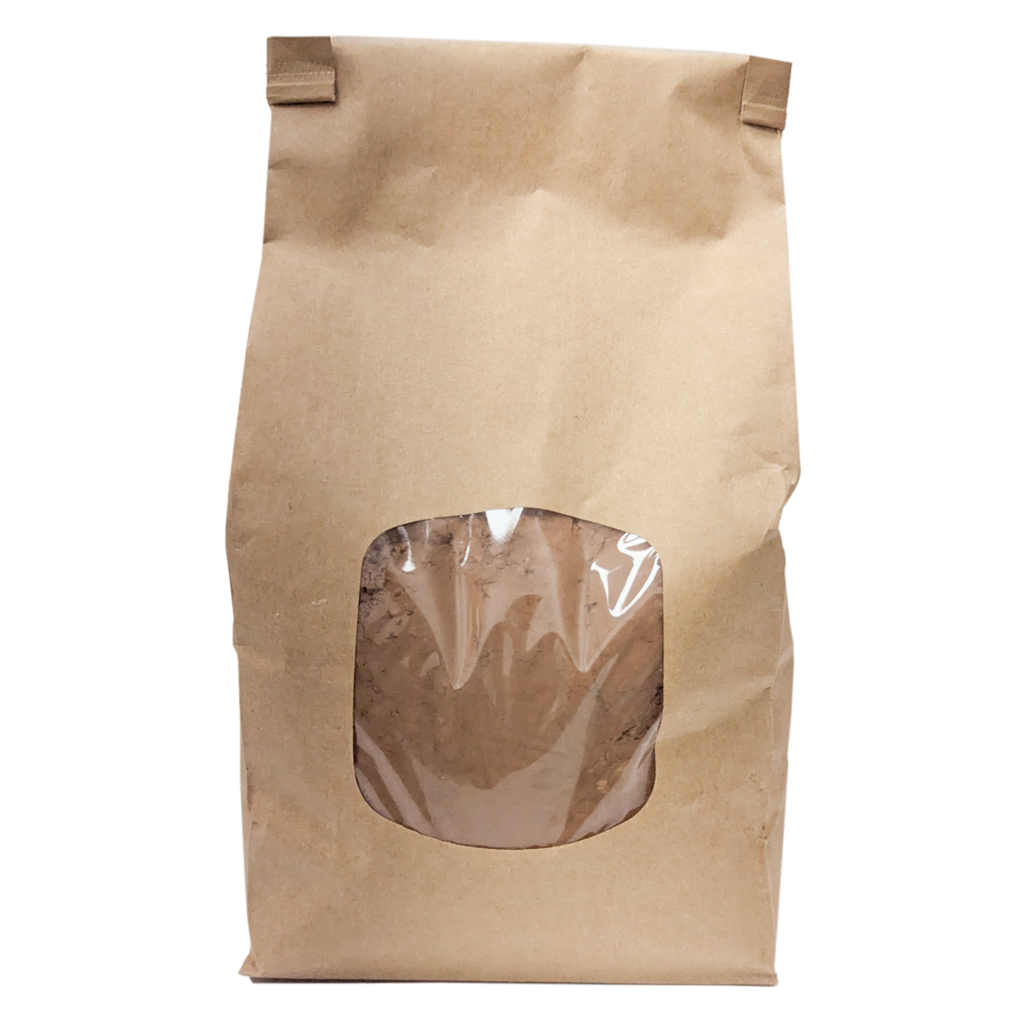 Organic cocoa powder, defatted and alkalized